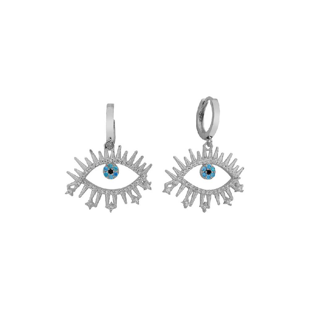 Kardelen Eye Effect Ohrring - 925 SILBER Letzte 2 Tage