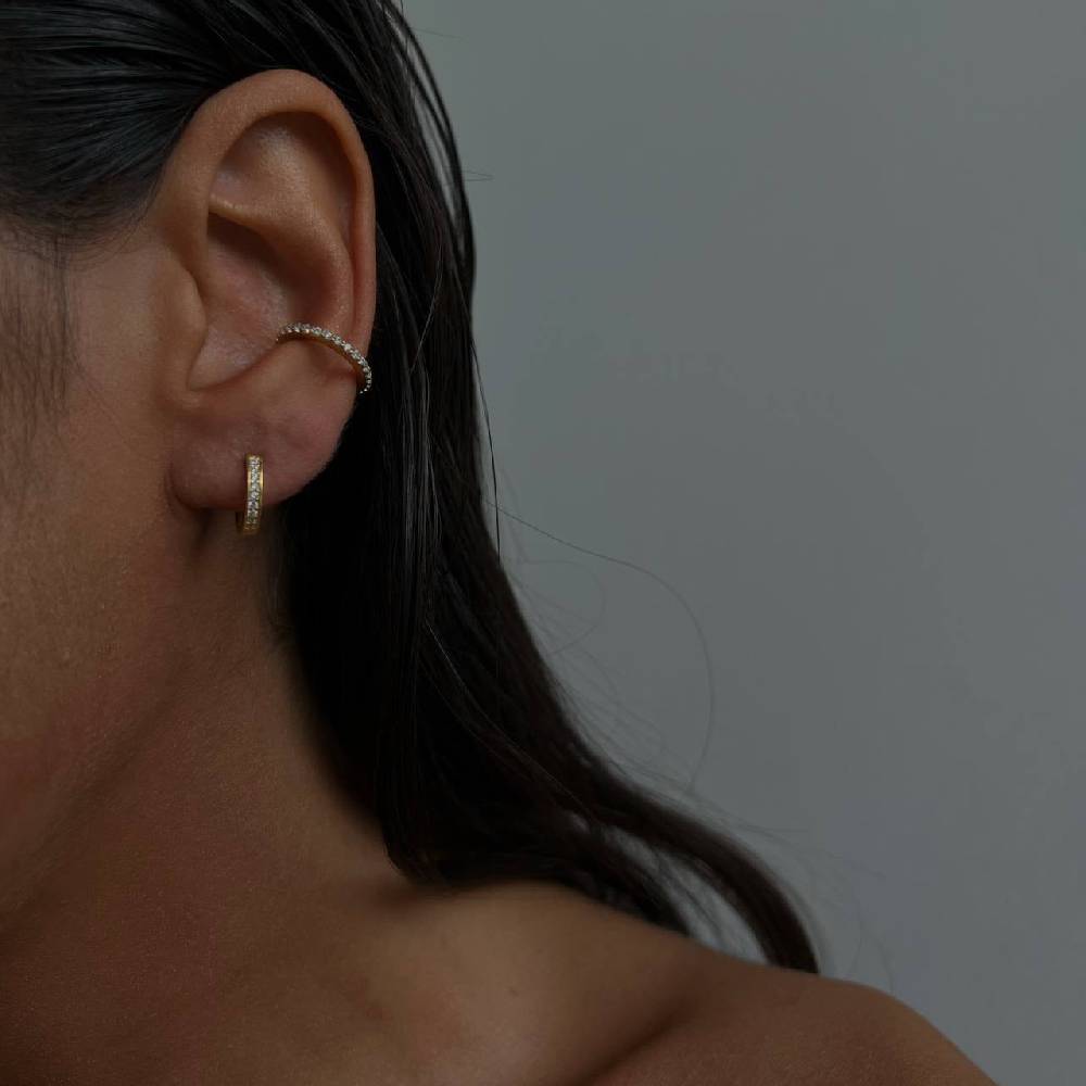 Kardelen Liya Ear Cuff - 925 SILBER Blitzverkäufe