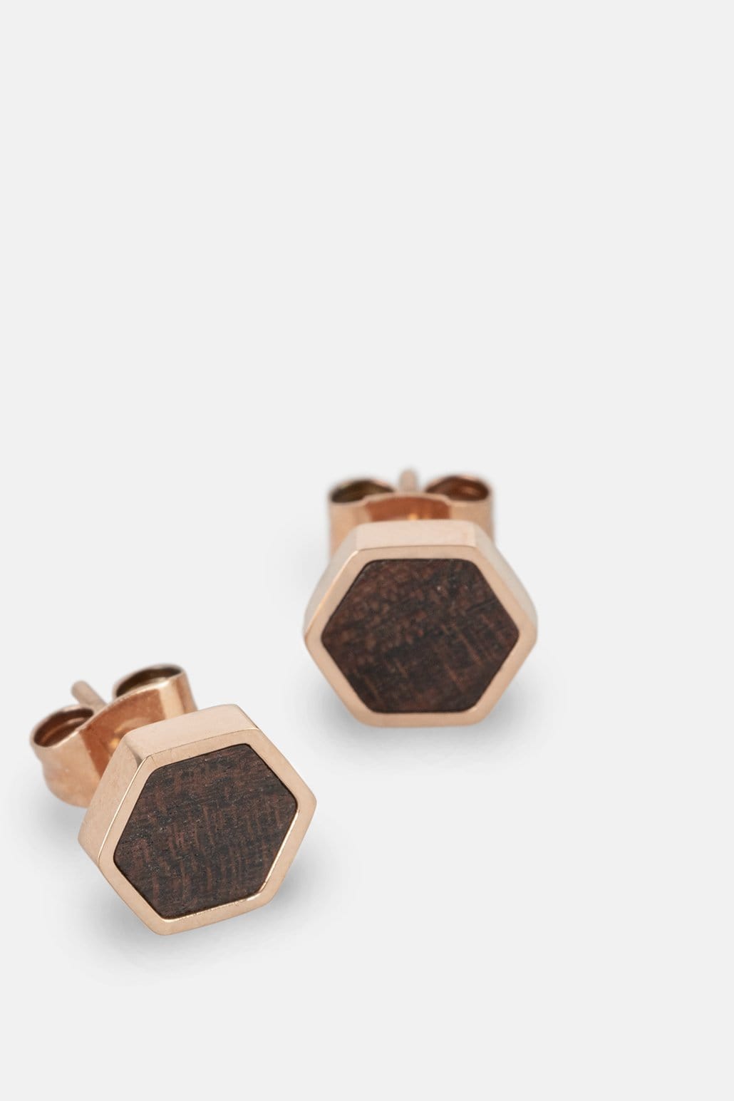 Kerbholz HEXA EARRING Walnuss Begrenzt auf 3 Tage