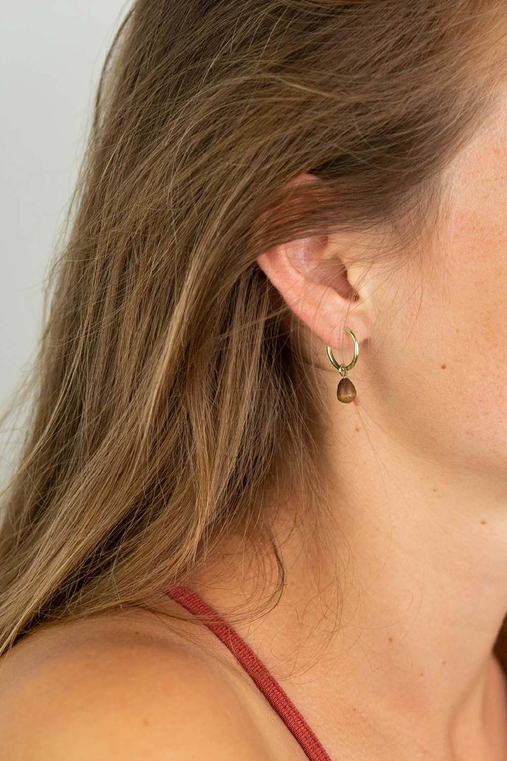 Kerbholz DROP EARRING Walnuss Rabatte dieses Monats