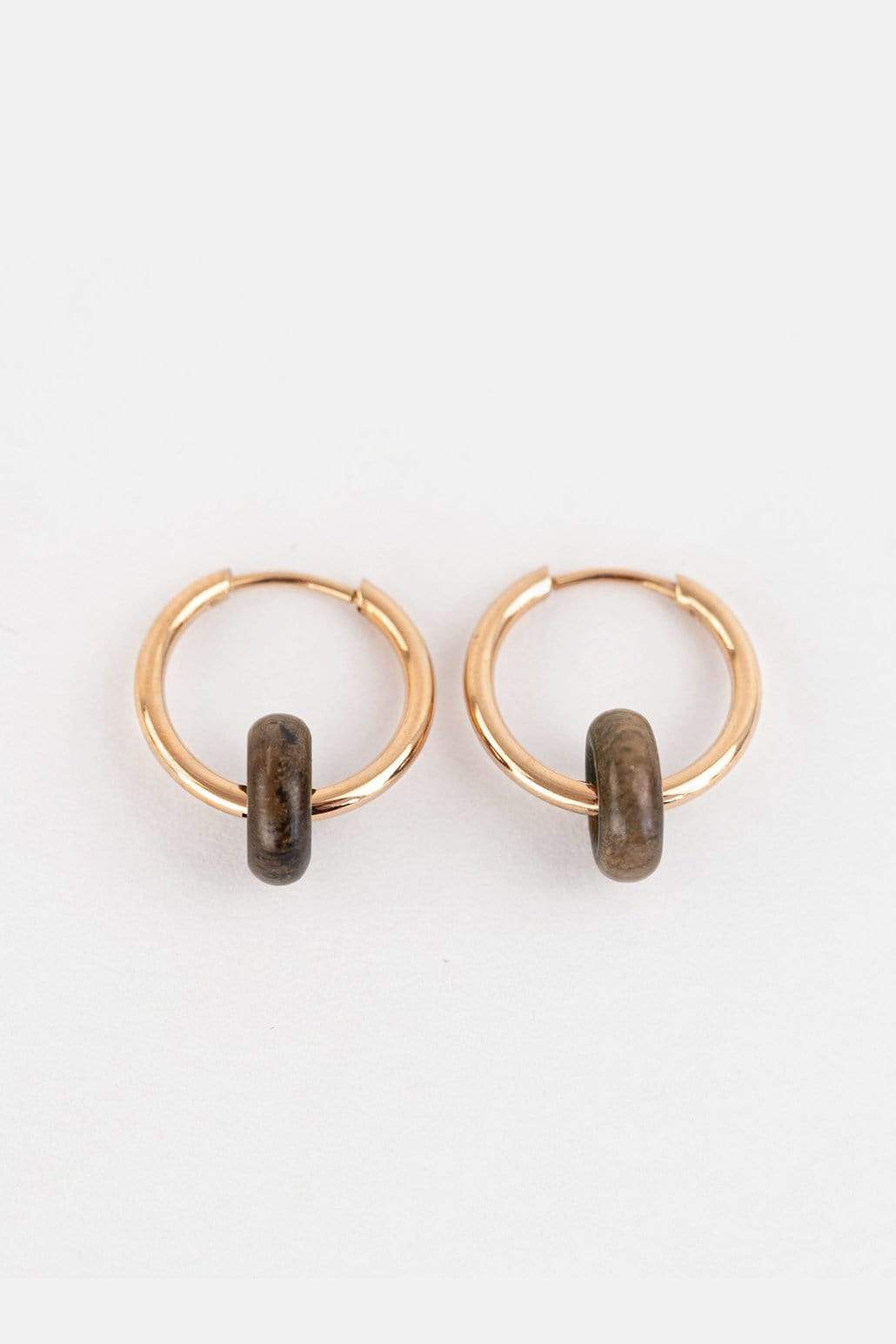 Kerbholz DONUT EARRING Walnuss Auslauf