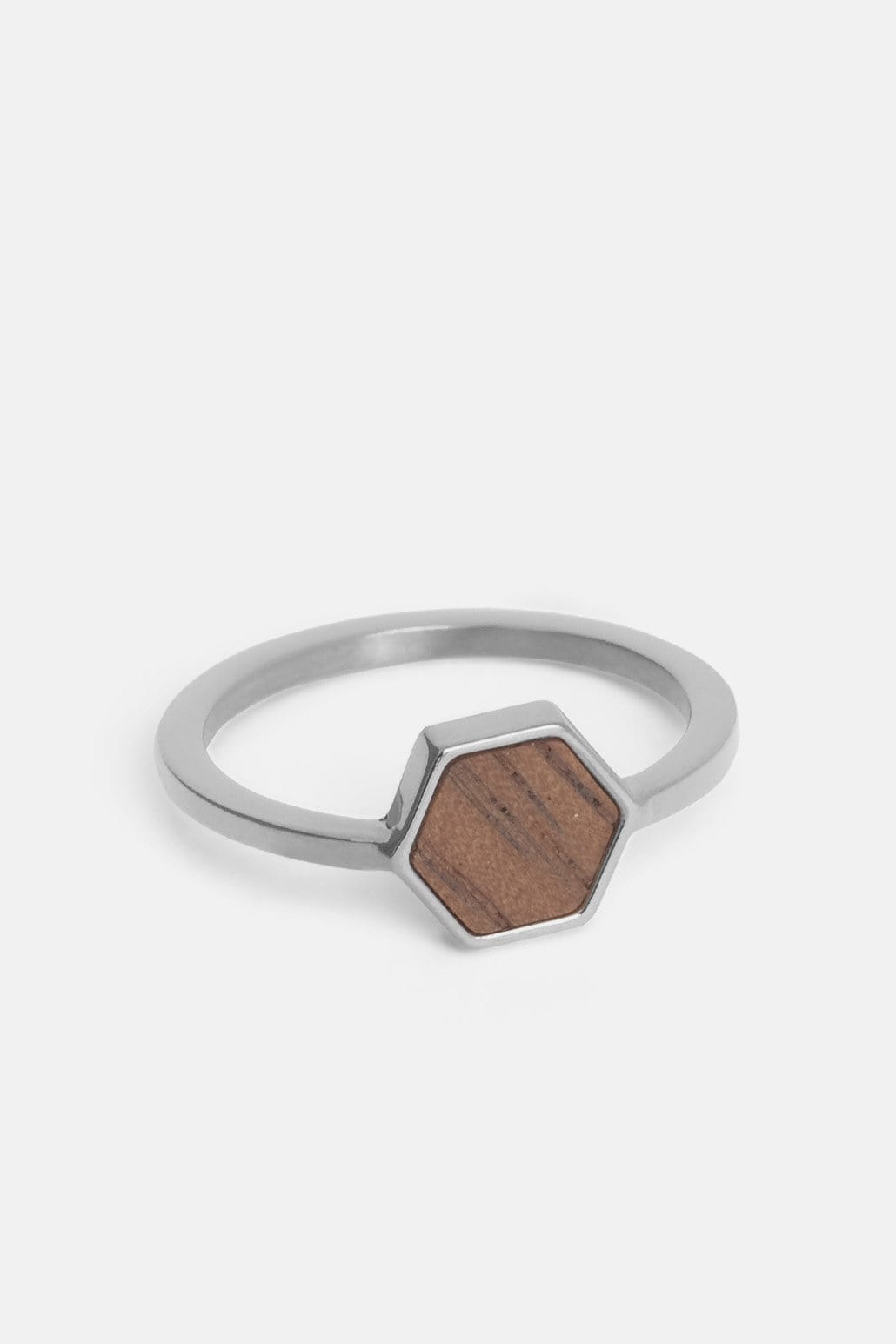 Kerbholz HEXA RING Walnuss
