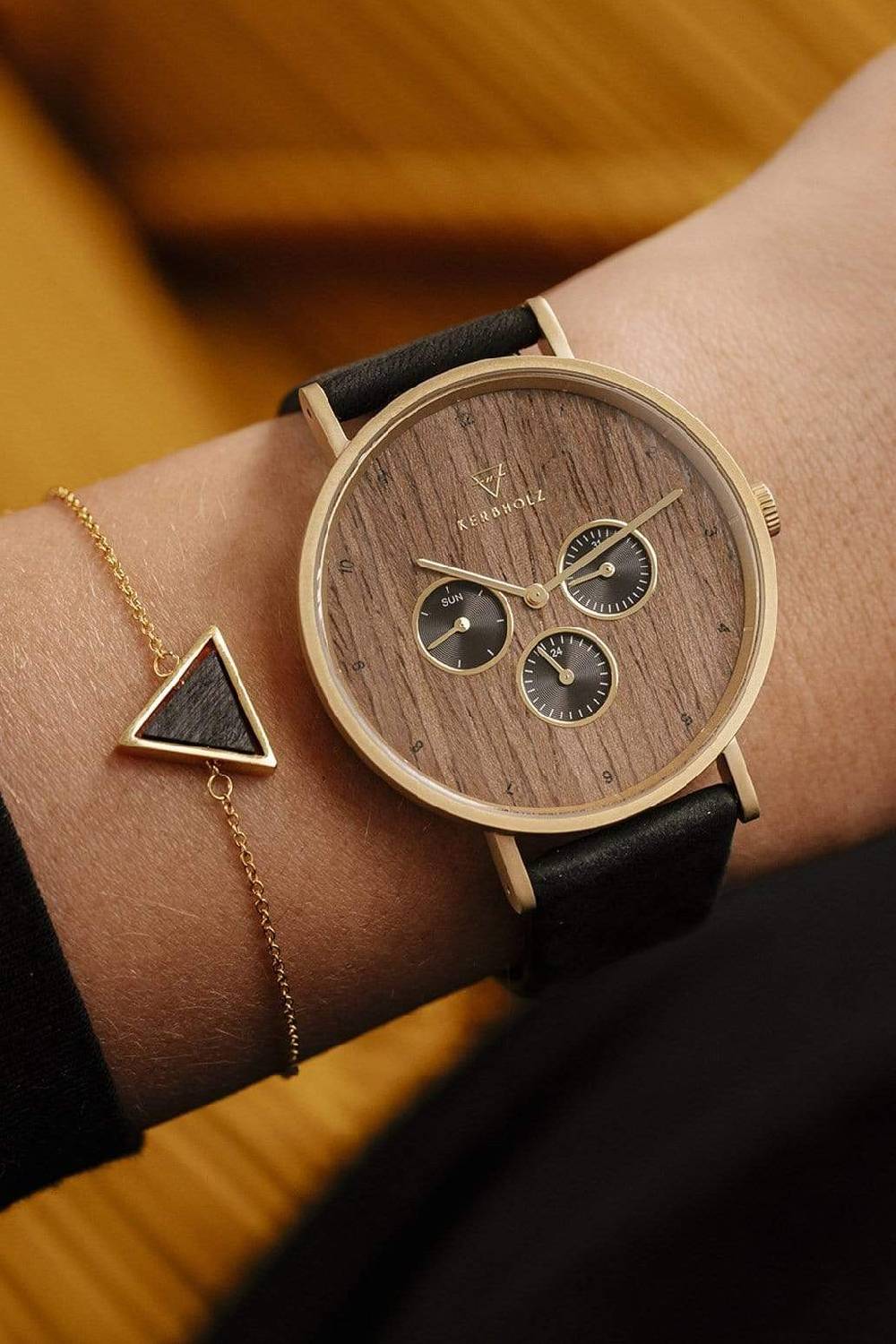 Kerbholz TRIANGLE BRACELET Sandelholz Fabrik Onlineshop