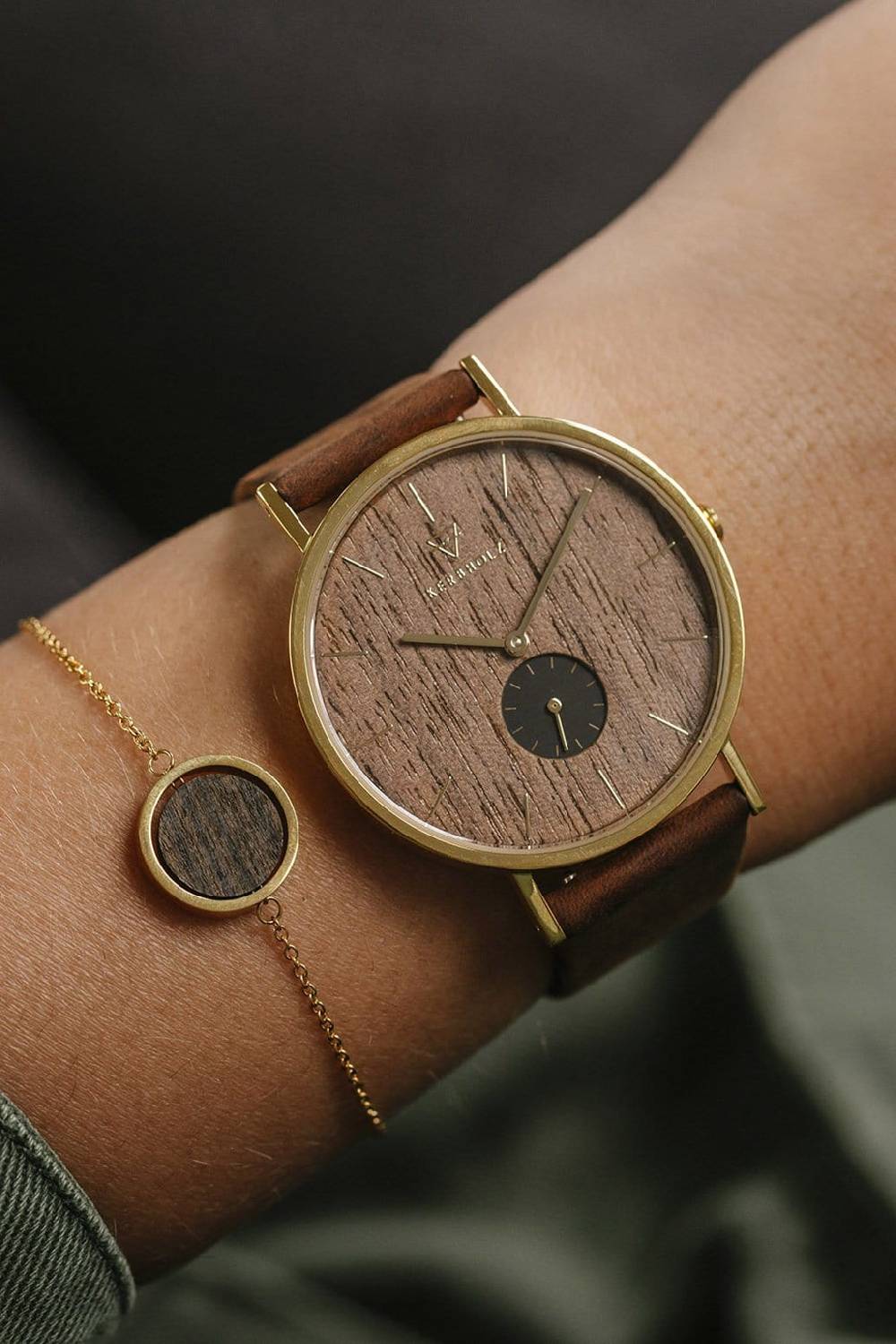 Kerbholz CIRCLE BRACELET Rosenholz Cyber Monday