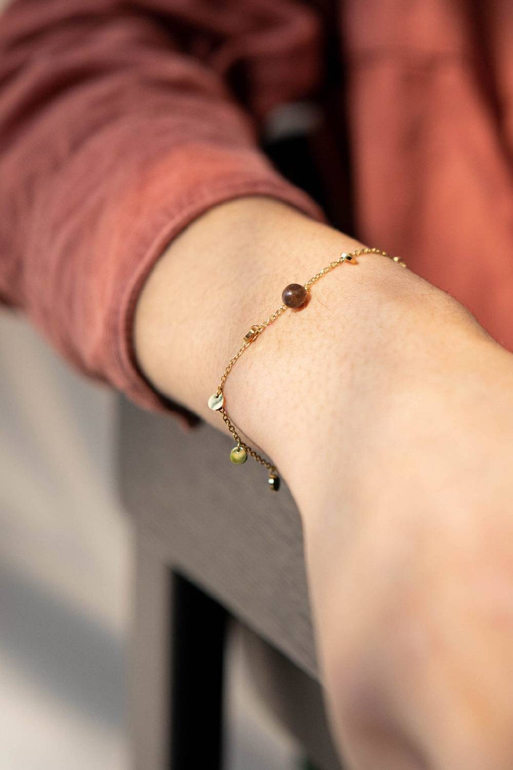 Kerbholz PEARL BRACELET Walnuss Muttertagsangebot