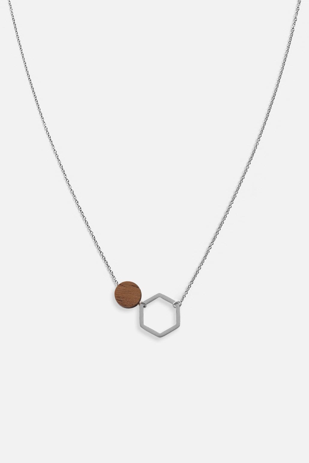 Kerbholz TWIN NECKLACE Walnuss
