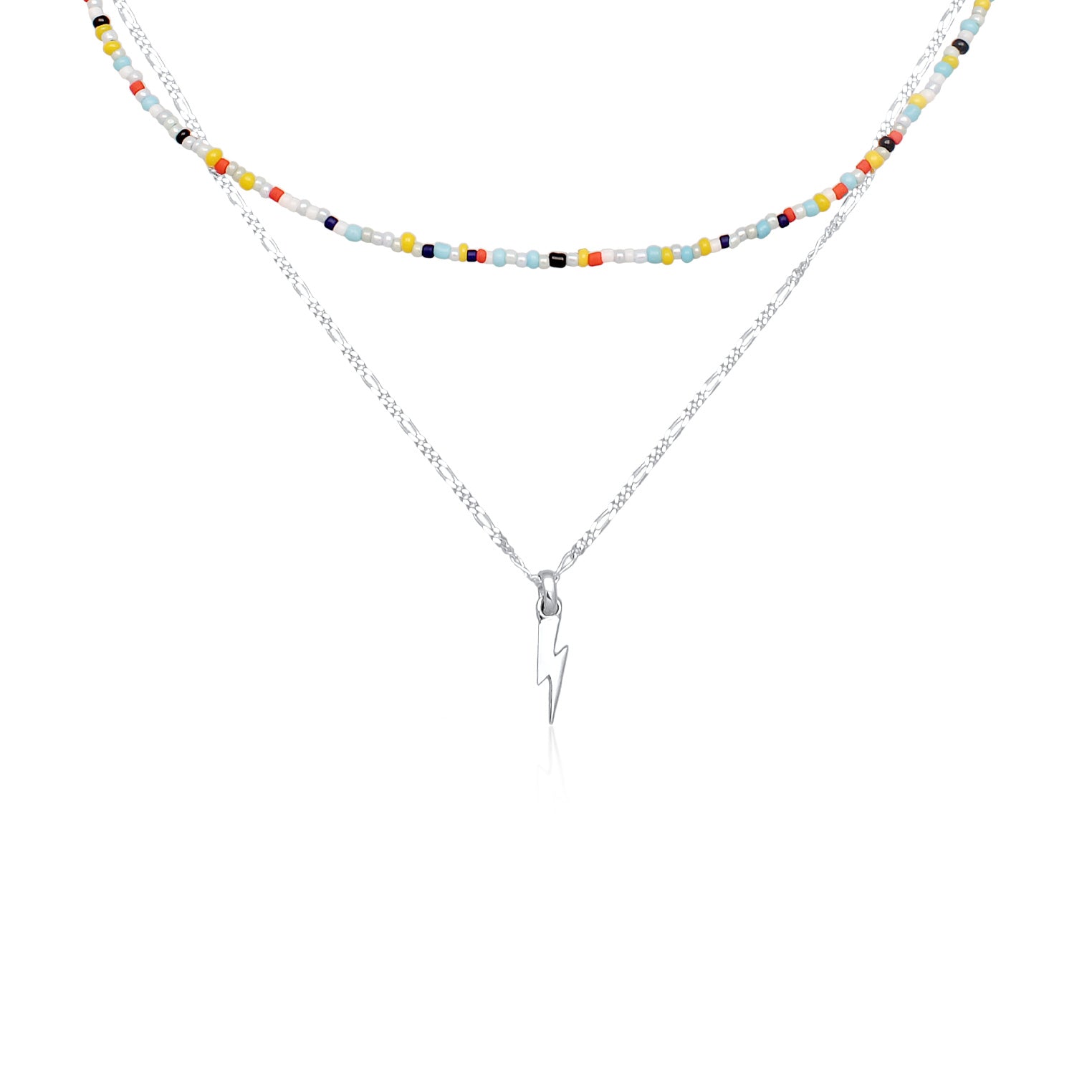﻿Kuzzoi Layer-Halskette Blitz Beads Tägliche Deals
