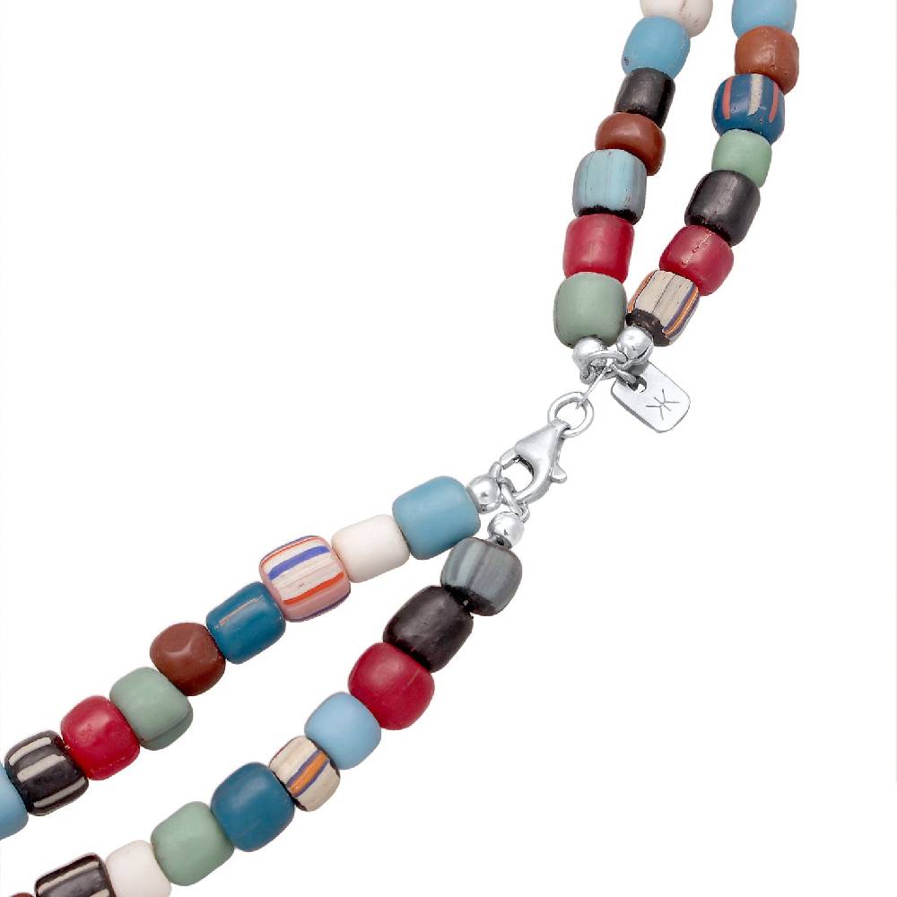 Kuzzoi Layer-Halskette Beads Kostenlose Rückgabe