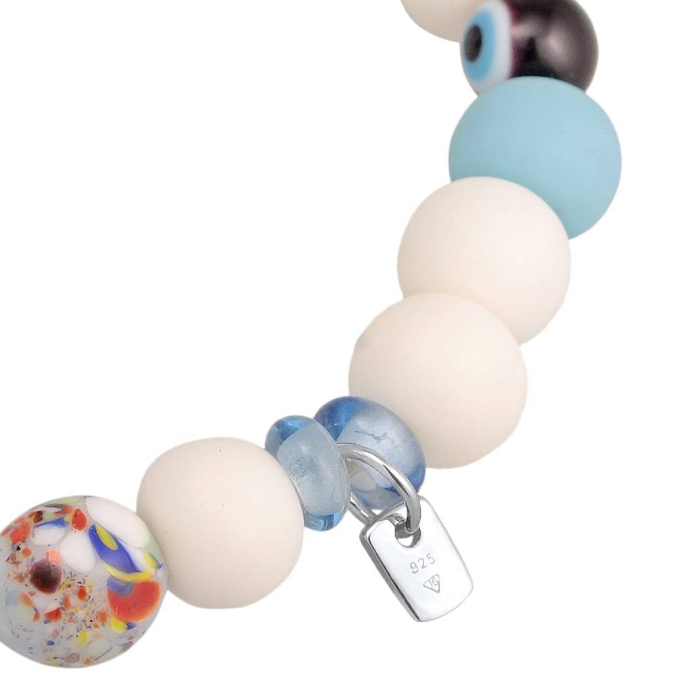 Kuzzoi Armband mit Smiling Face | Harzperlen JETZT KAUFEN
