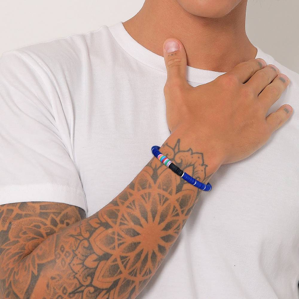 Kuzzoi Armband Textil | Heishi Perlen Letzte 2 Tage