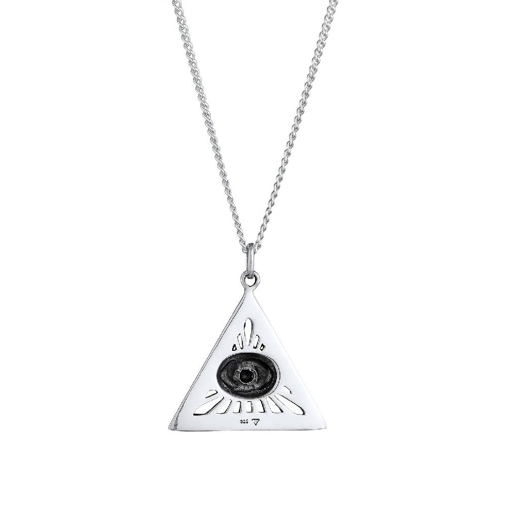 Kuzzoi Halskette Dreieck Evil Eye Letzter Tag