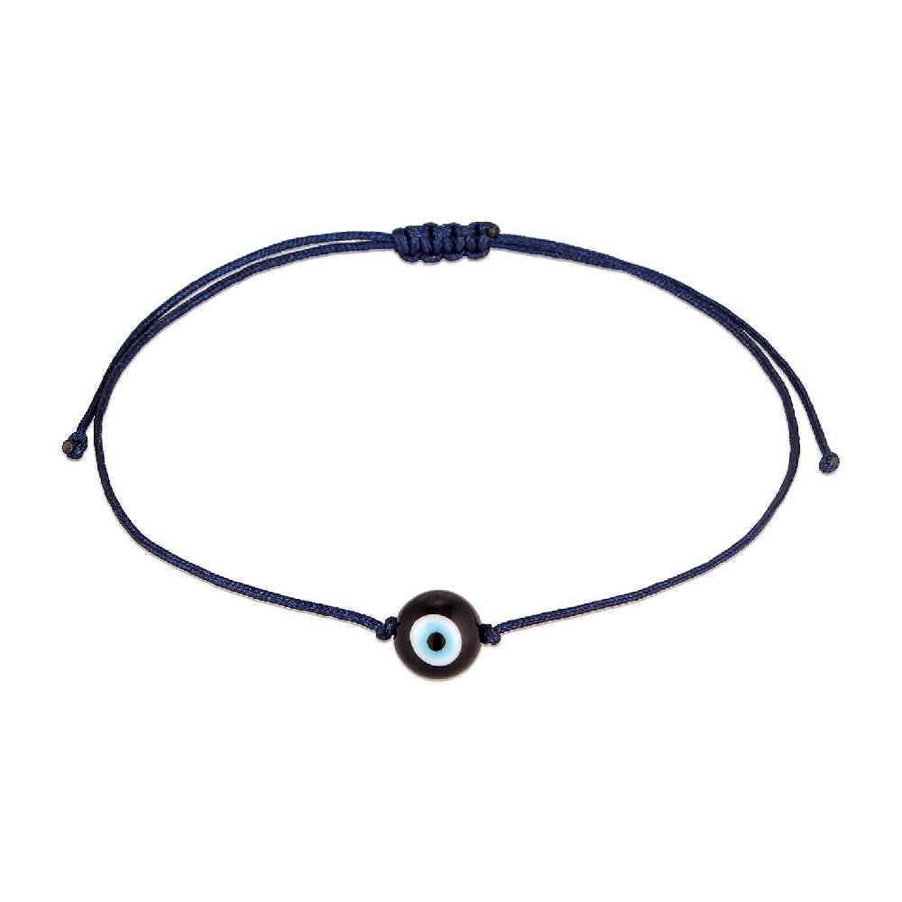 Kuzzoi Armband Evil Eye | Nylon (Blau) Nur für heute