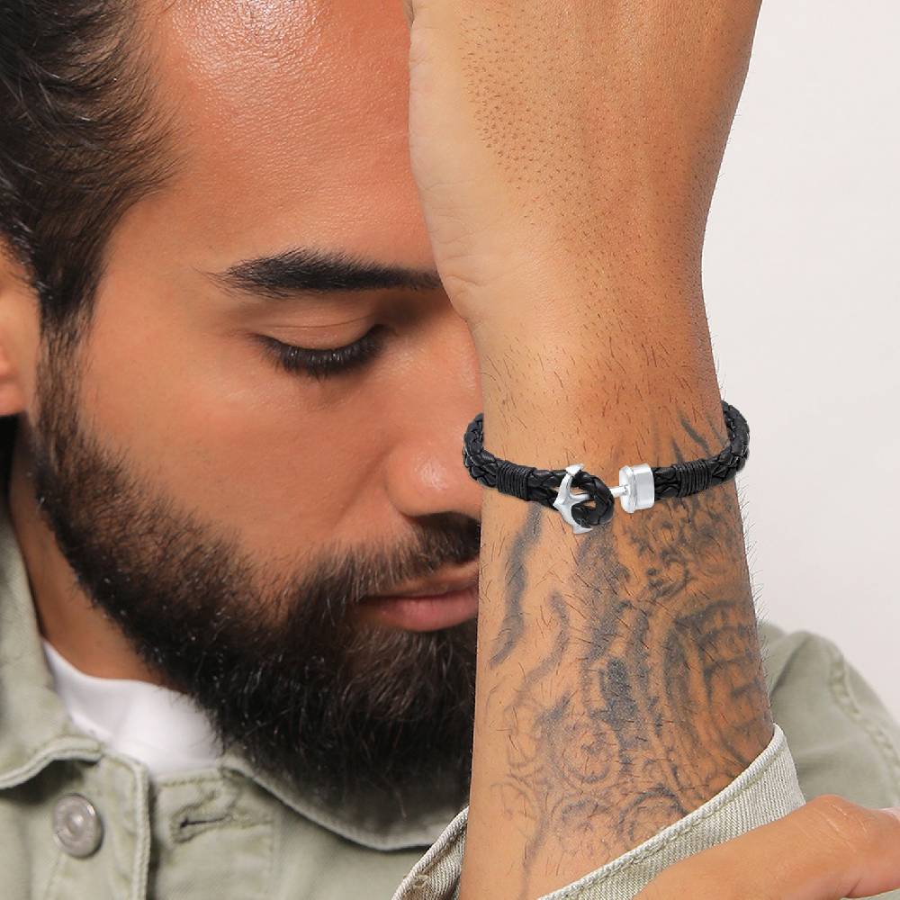 Kuzzoi Armband Anker | Leder Riesige Rabatte