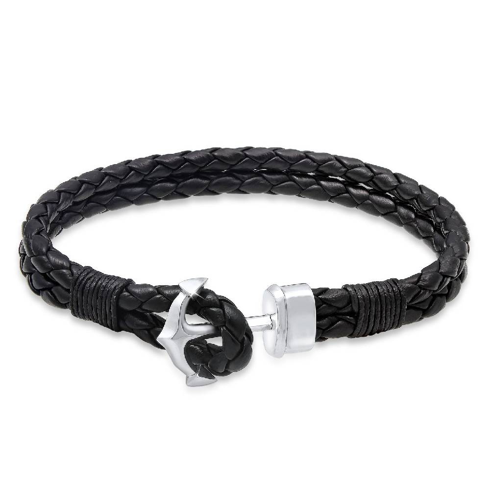 Kuzzoi Armband Anker | Leder Riesige Rabatte