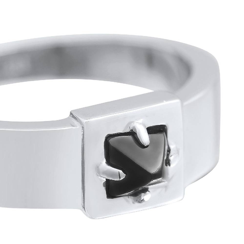 Kuzzoi Bandring Pyramide | Onyx (Schwarz) Speichern exportieren