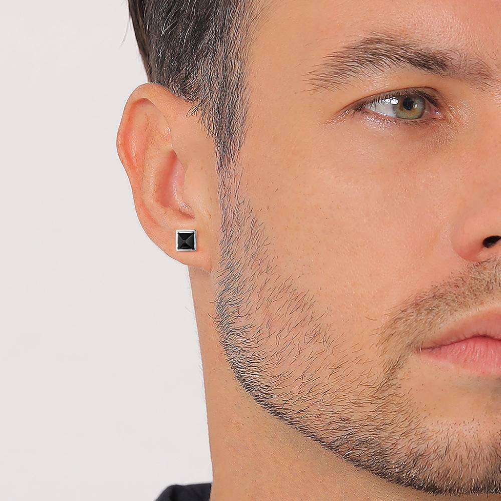 Kuzzoi Ohrstecker Pyramide | Onyx (Schwarz) 2025