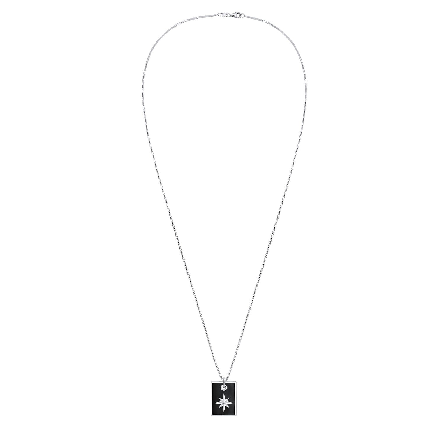 Kuzzoi Halskette Dog Tag | Emaille (Schwarz) Hotsell