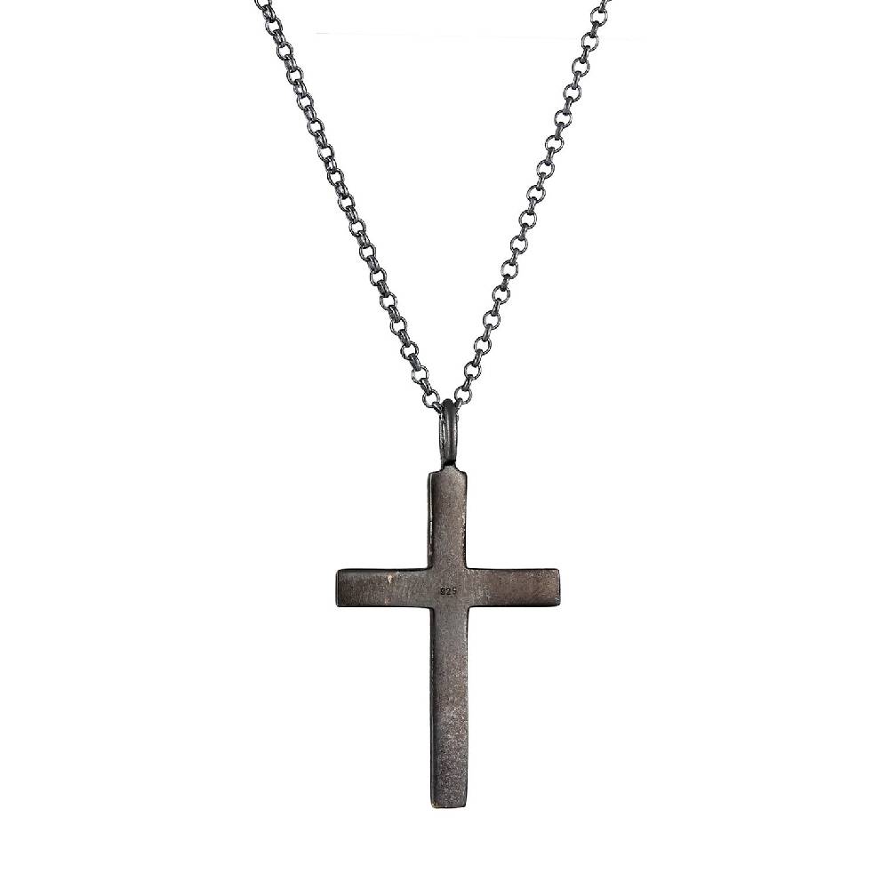 Kuzzoi Erbs-Halskette Kreuz im Angebot