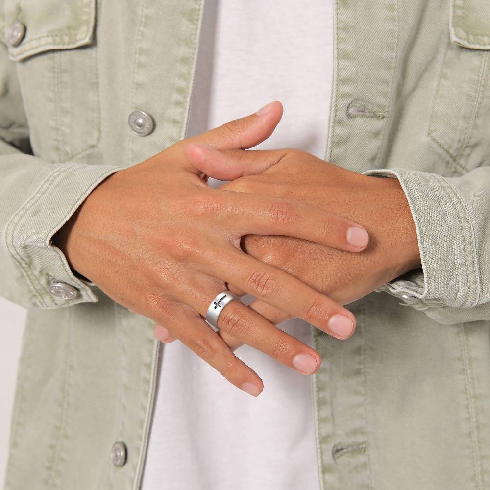 Kuzzoi Ring Breit Kreuz Meist gekauft