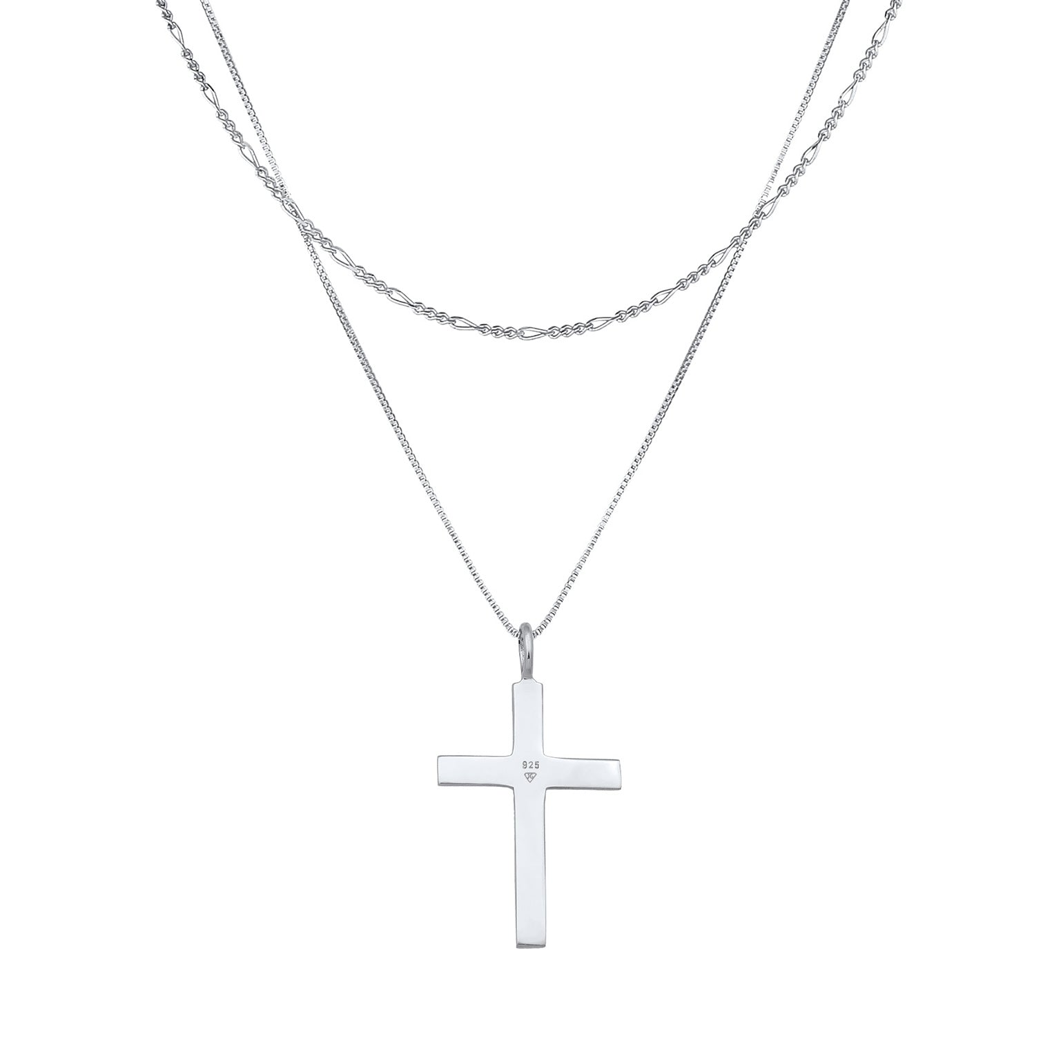 Kuzzoi Layer-Halskette Kreuz Fabrik Onlineshop