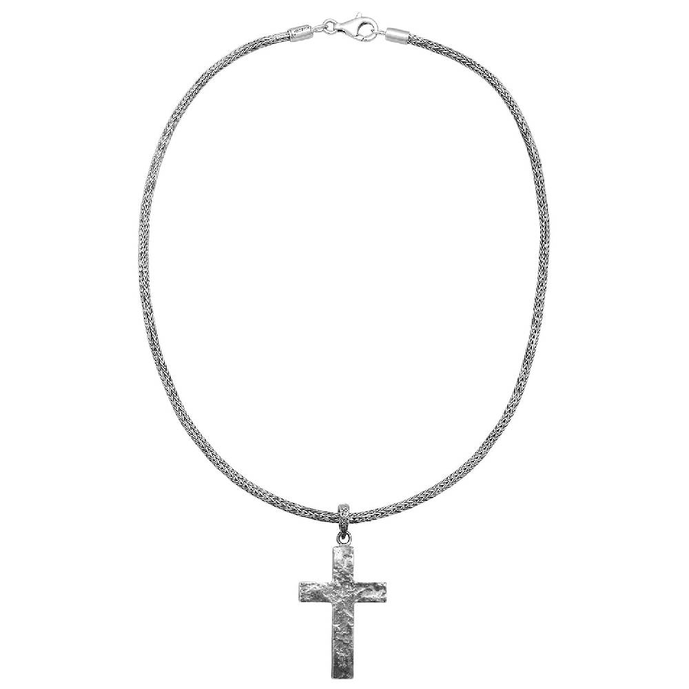 Kuzzoi Schlangen-Halskette Kreuz Versandkostenfrei