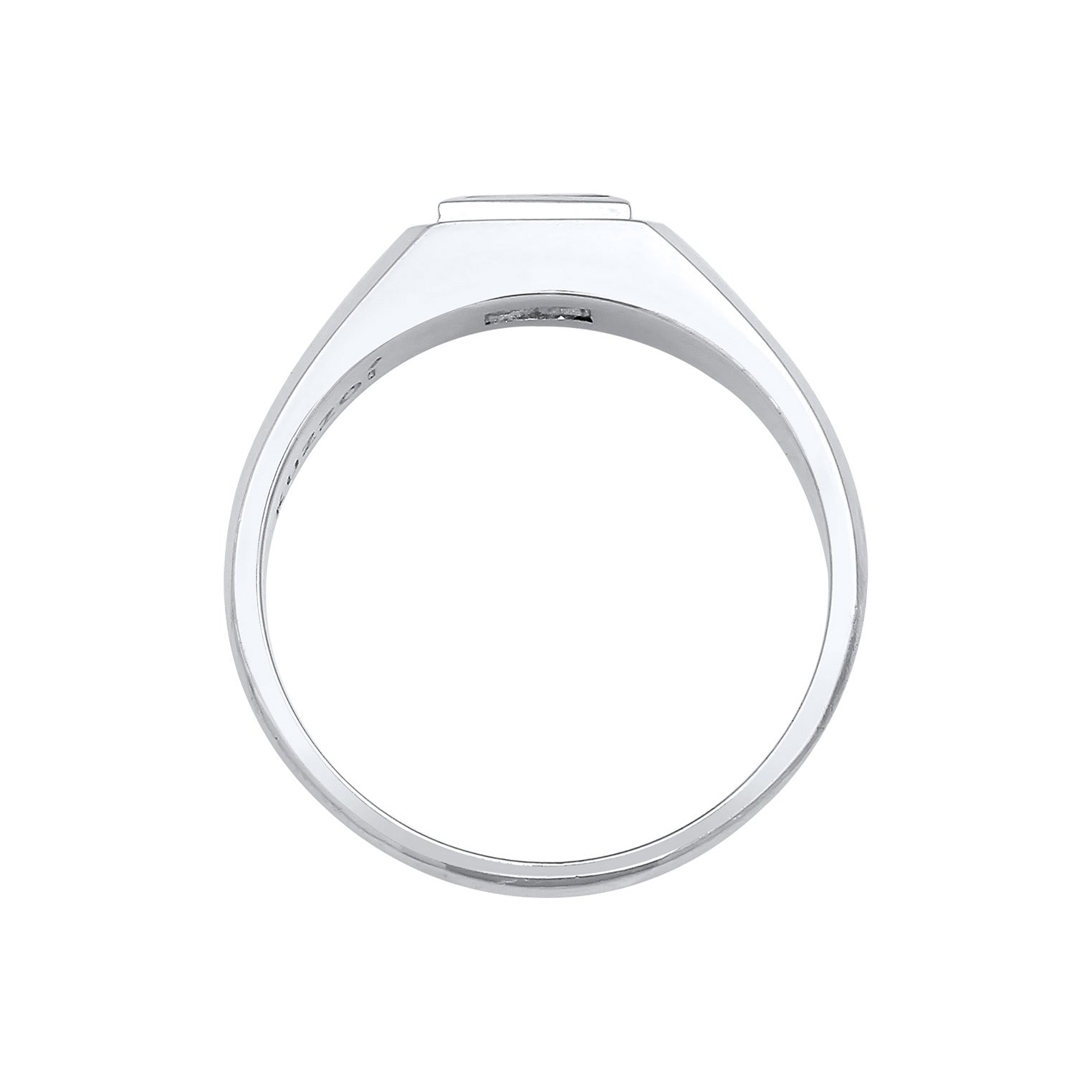 Kuzzoi Siegelring Quadrat | Topas (Weiß) Zeitlich begrenztes Angebot