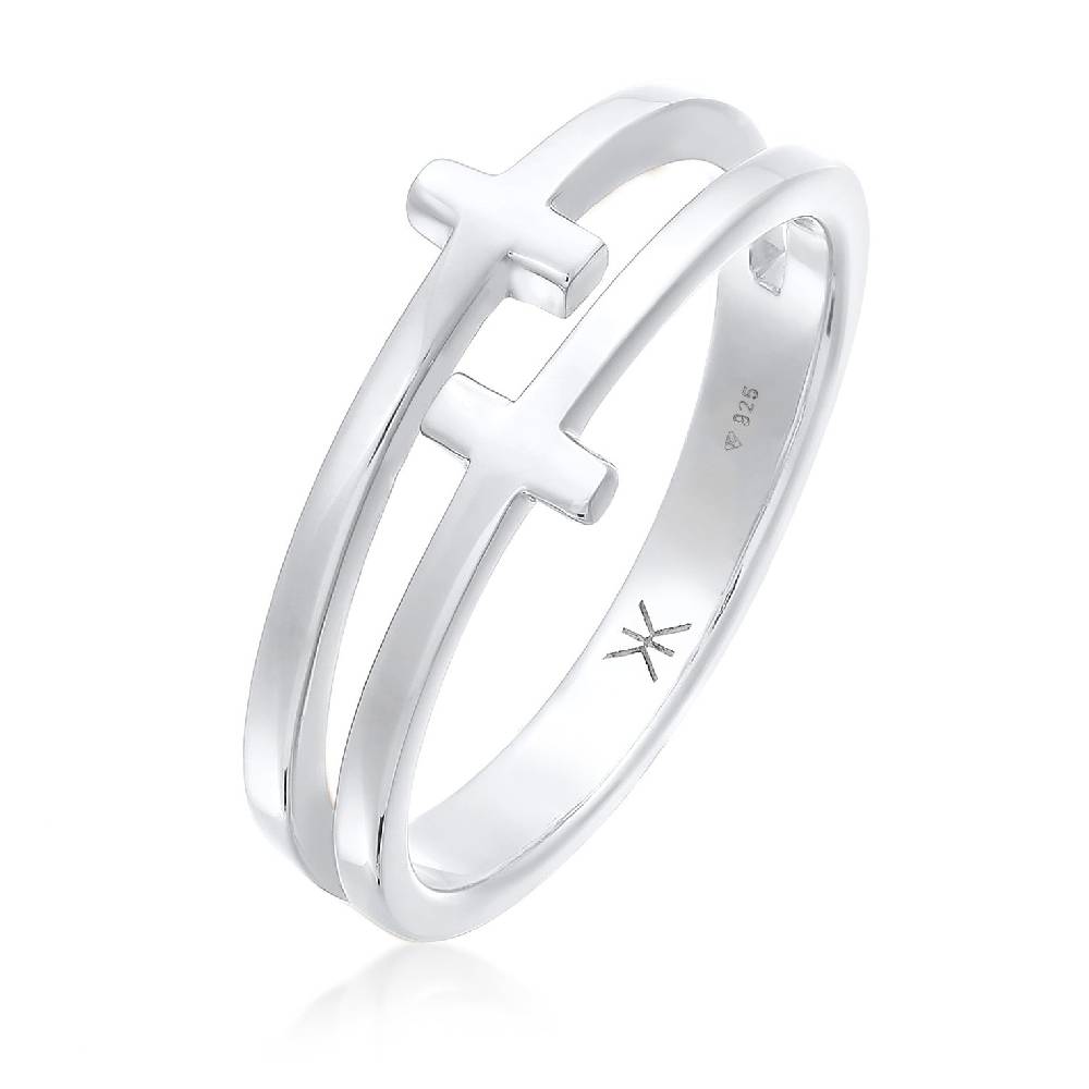 Kuzzoi Ring Kreuz Double Optik Saisonale Angebote