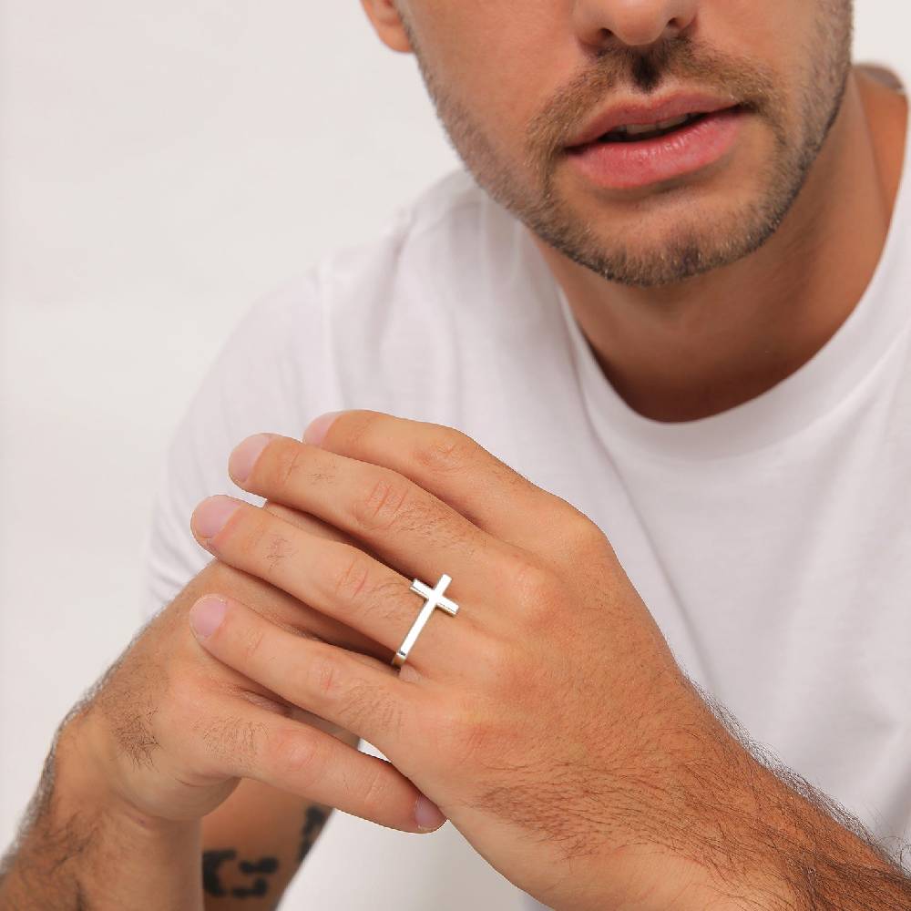 Kuzzoi Ring Kreuz Basic VIP-Rabatte