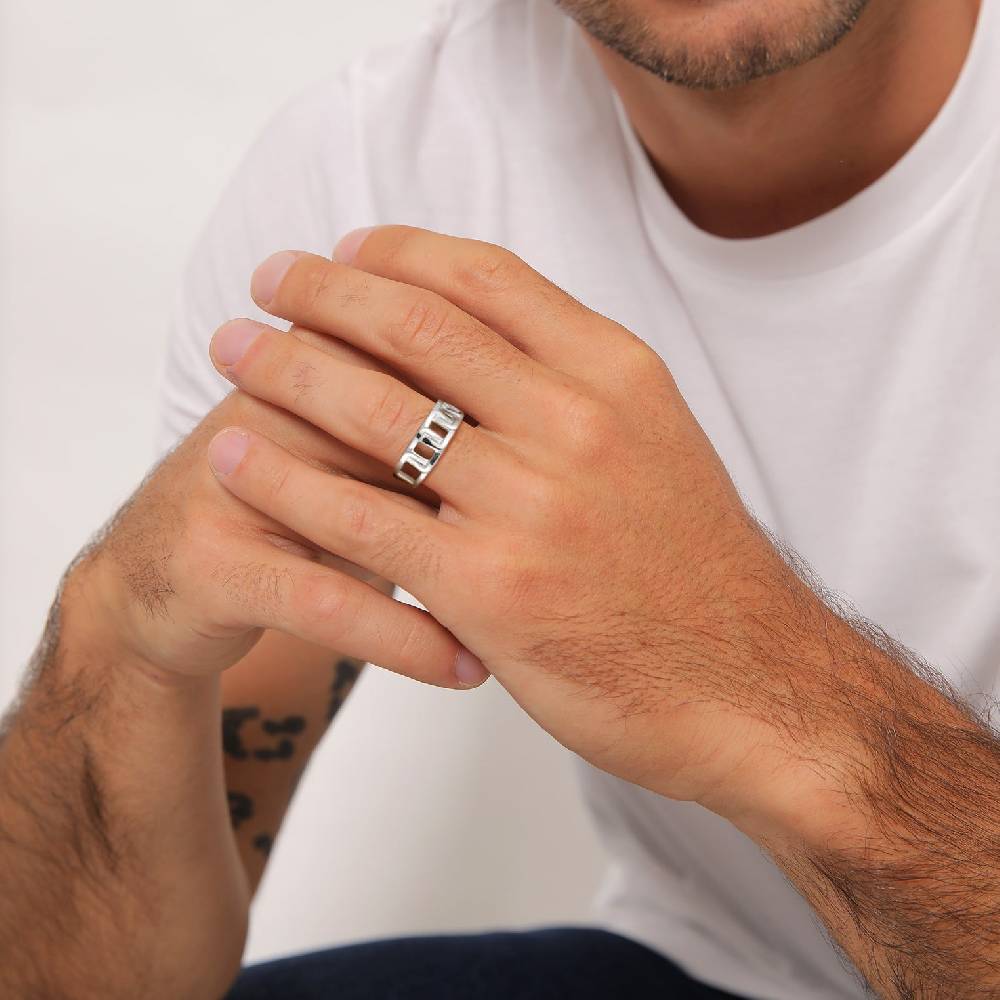 Kuzzoi Ring Chunky Chain Begrenzte Freigabe