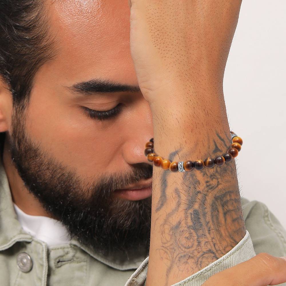 Kuzzoi Armband Vintage | Tigerauge (Braun) JETZT KAUFEN