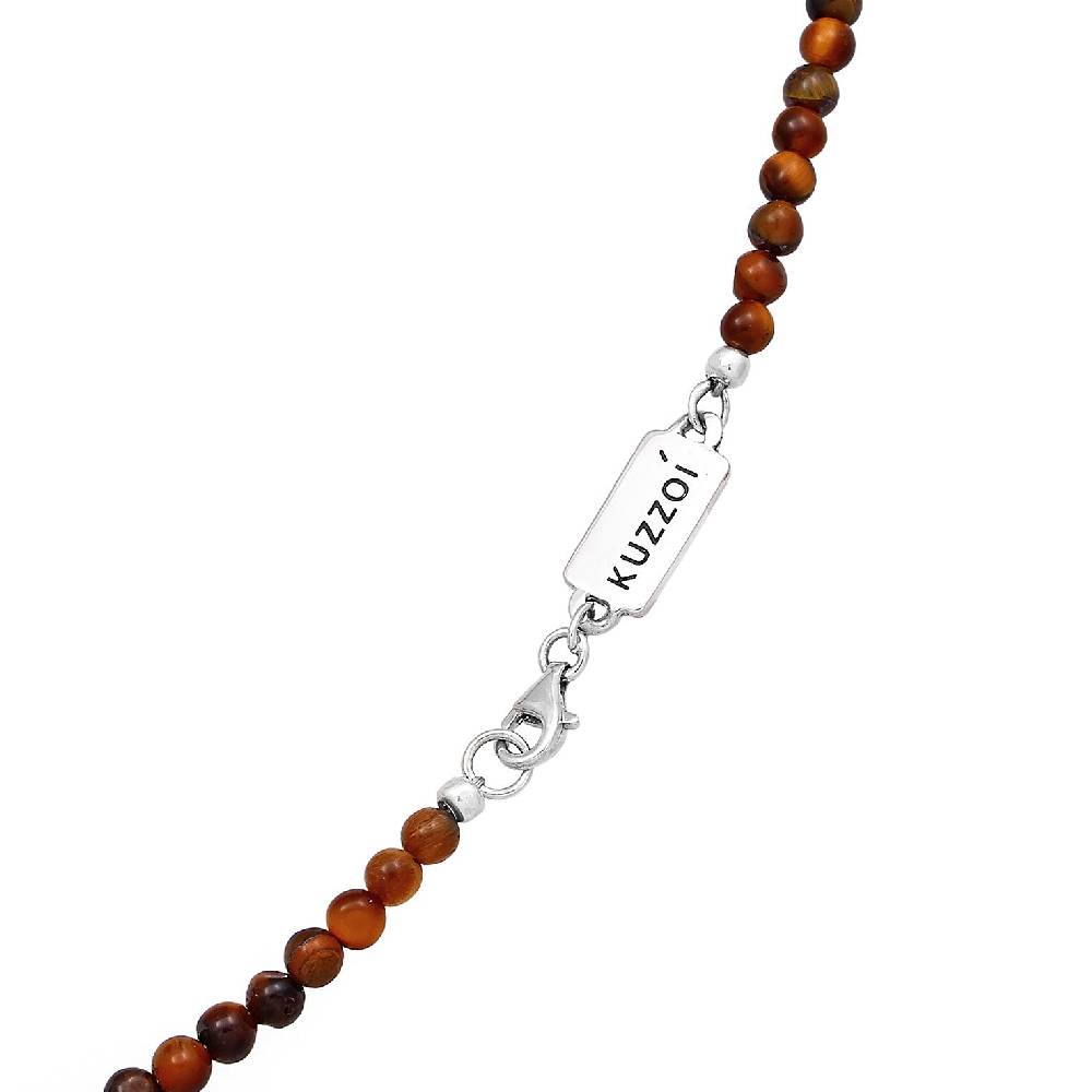 Kuzzoi Halskette Barren Anhänger | Tigerauge (Braun) Zeitbegrenzte Promotion