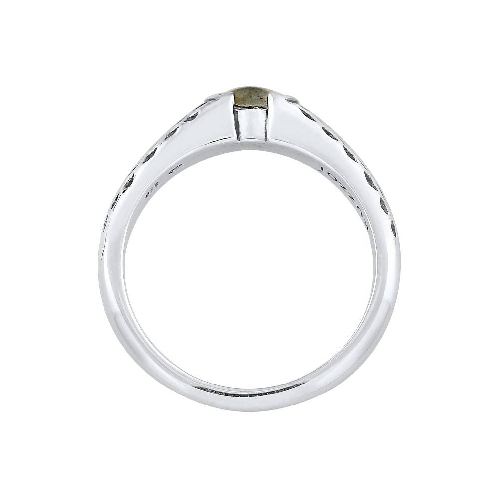Kuzzoi Bandring Vintage | Labradorit (Grau) Begrenzt auf 3 Tage