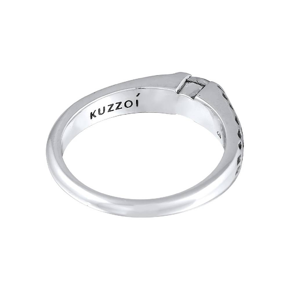 Kuzzoi Bandring Vintage | Labradorit (Grau) Begrenzt auf 3 Tage