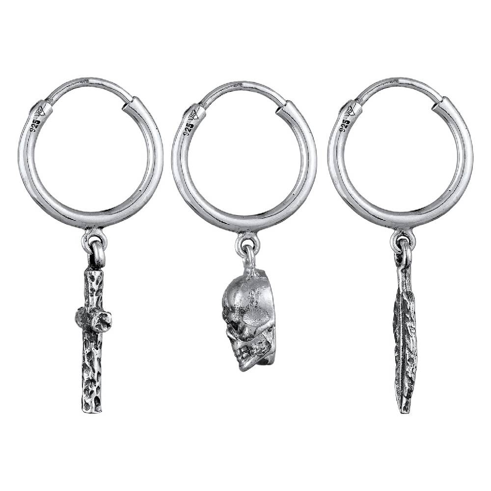 Kuzzoi Ohrringset Totenkopf Angebote