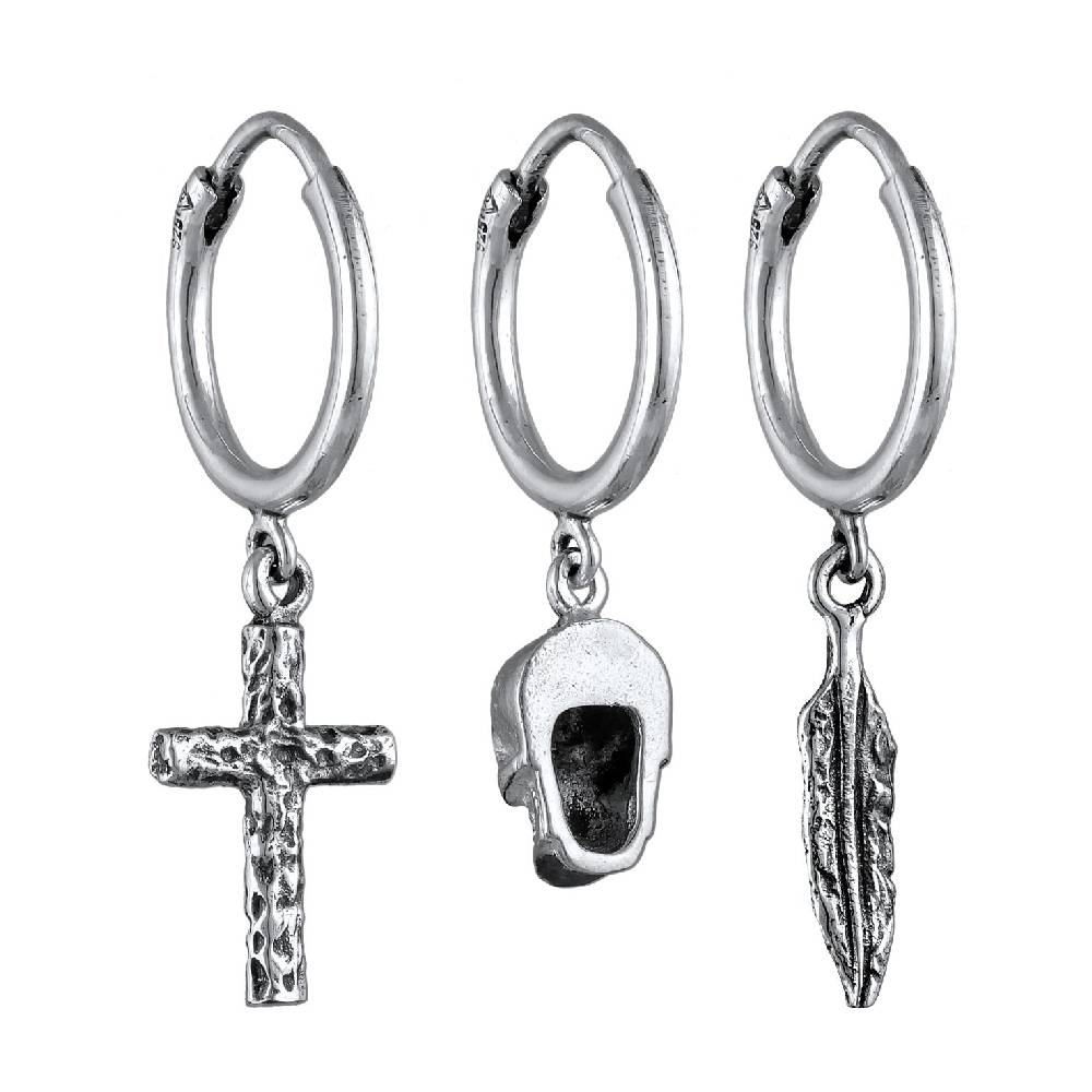 Kuzzoi Ohrringset Totenkopf Angebote