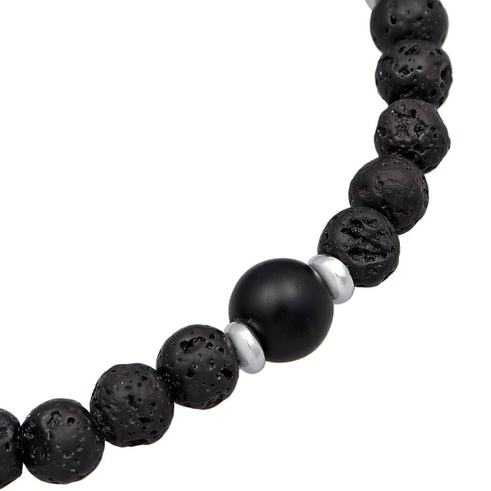 Kuzzoi Armband Beads | Lava (Schwarz) Fabrikpreis