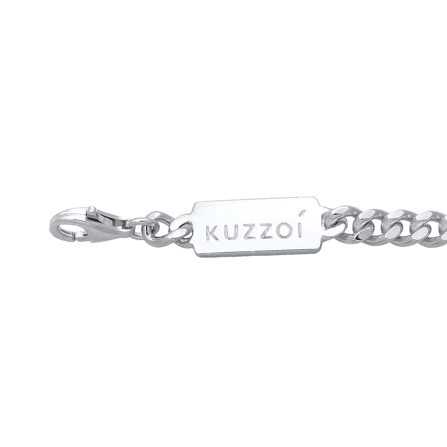 Kuzzoi Panzer-Armband Massiv Basic Großer Ausverkauf