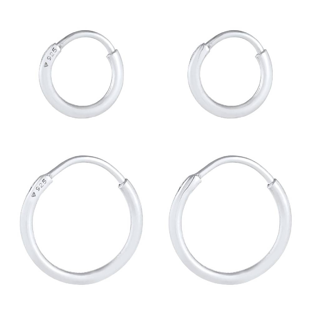 Kuzzoi Ohrringset Creolen Basic Blitzangebot