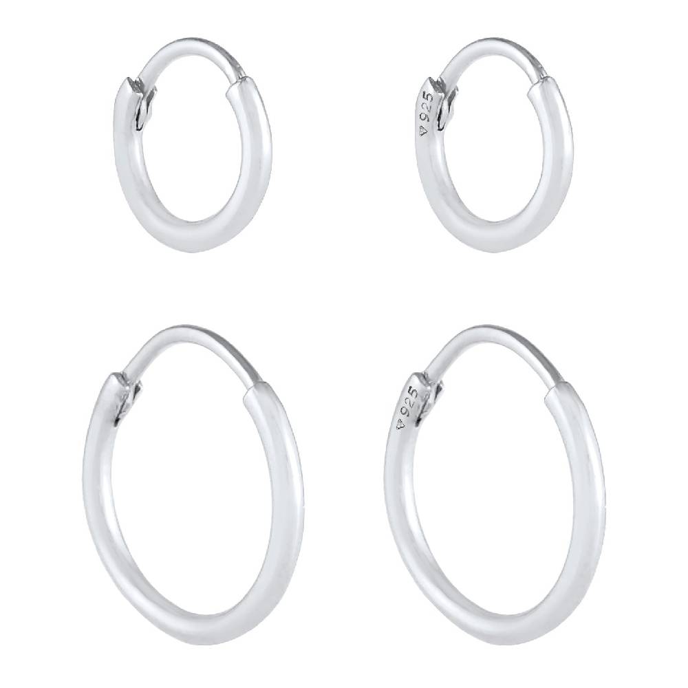 Kuzzoi Ohrringset Creolen Basic Blitzangebot