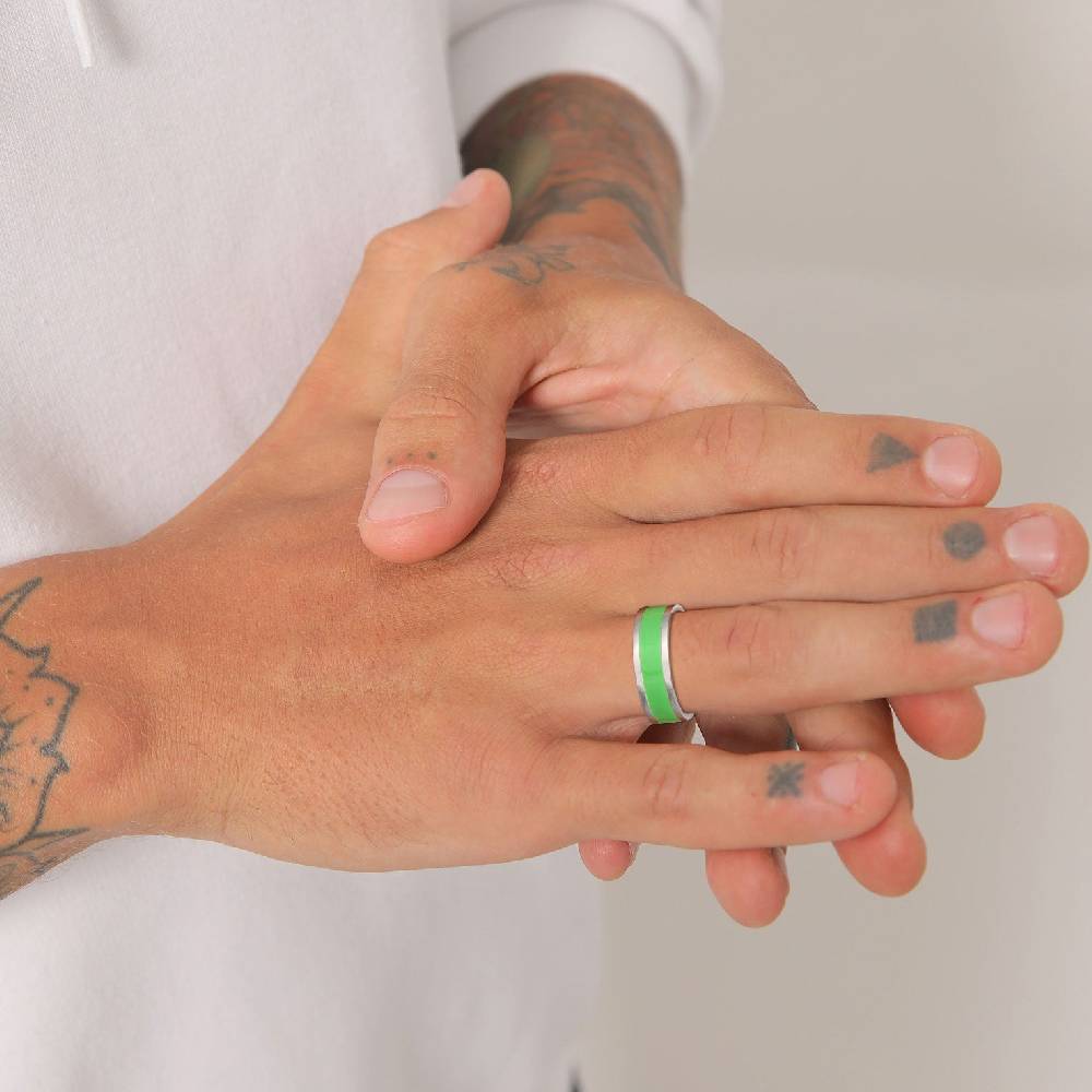 Kuzzoi Bandring Geo | Emaille Super Sparpreis