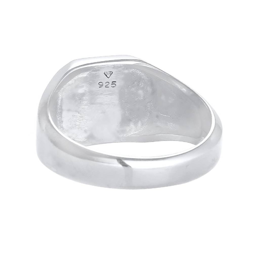 Kuzzoi Siegelring Basic | Emaille (Blau) Wochenangebot