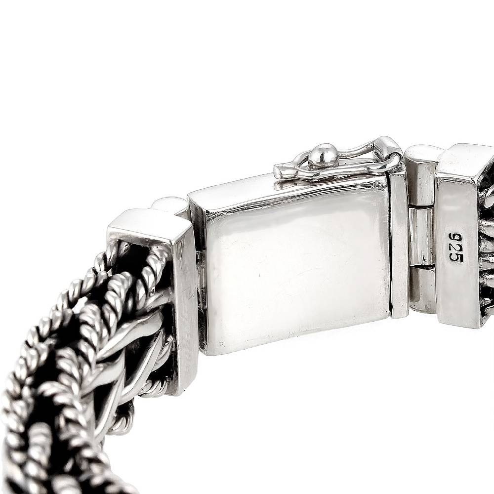 Kuzzoi Glieder-Armband Breit Sonderangebot der Fabrik