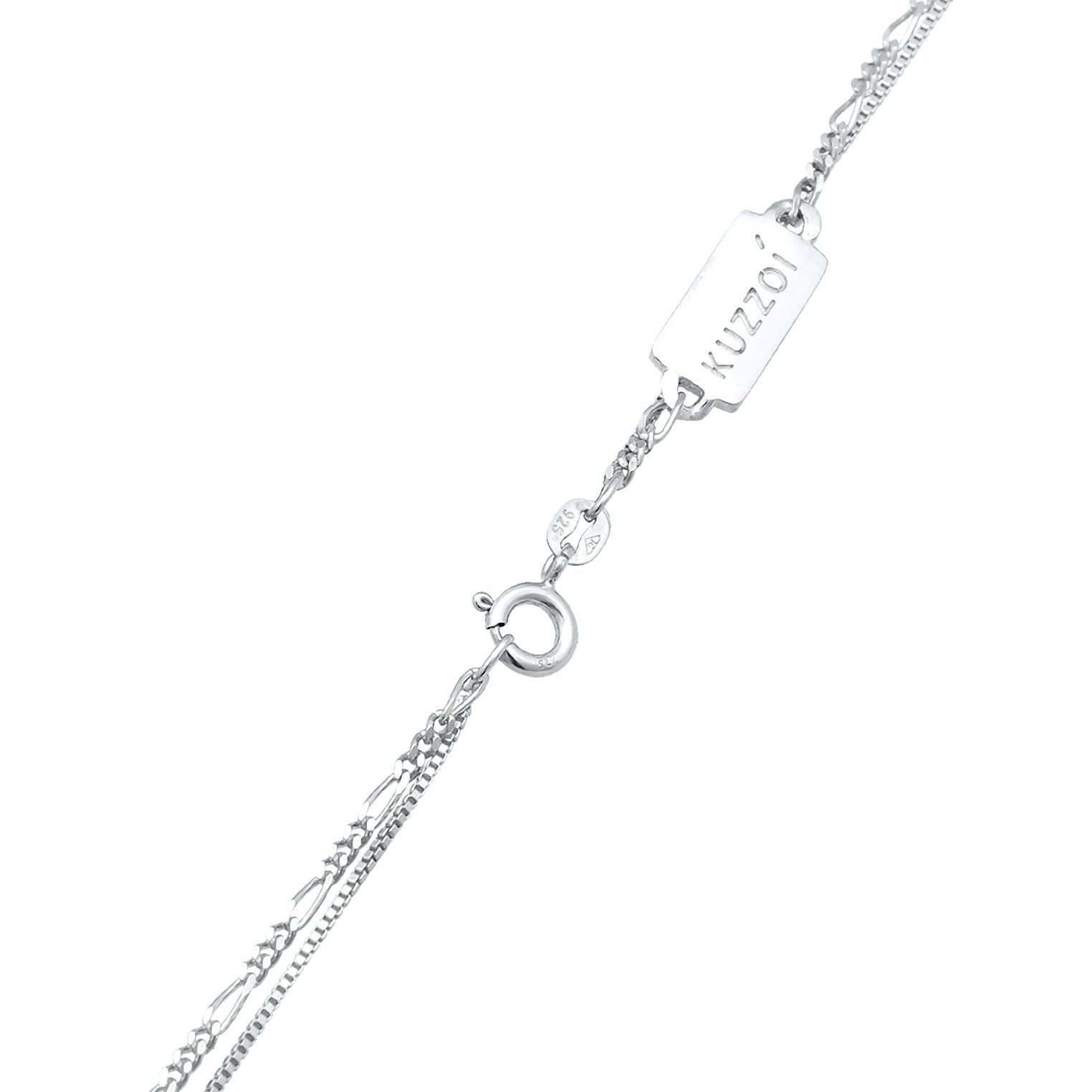 Kuzzoi Layer-Halskette Platte Fabrik Onlineshop