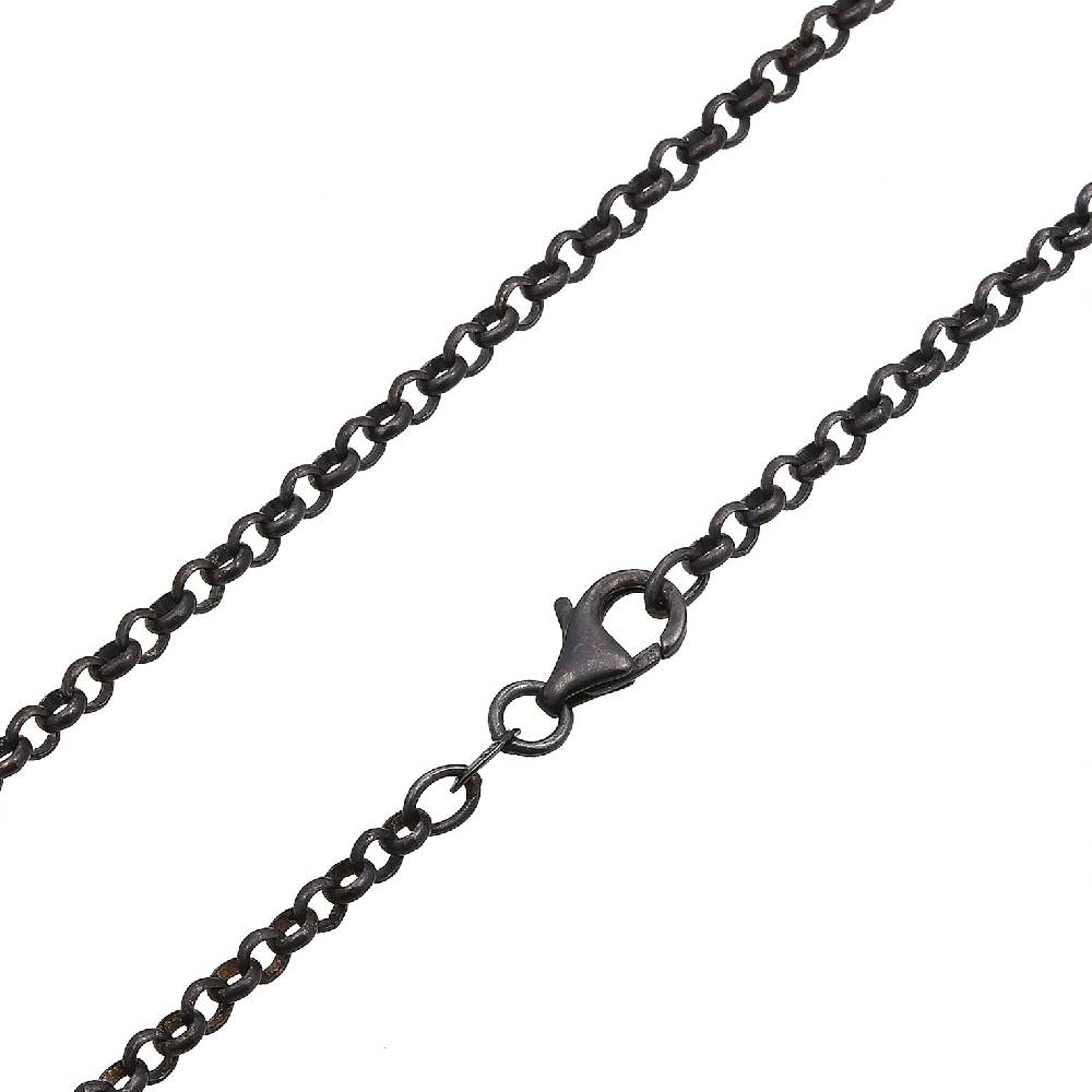 Kuzzoi Halskette Flügel | Zirkonia (Schwarz) Sonderangebot der Fabrik