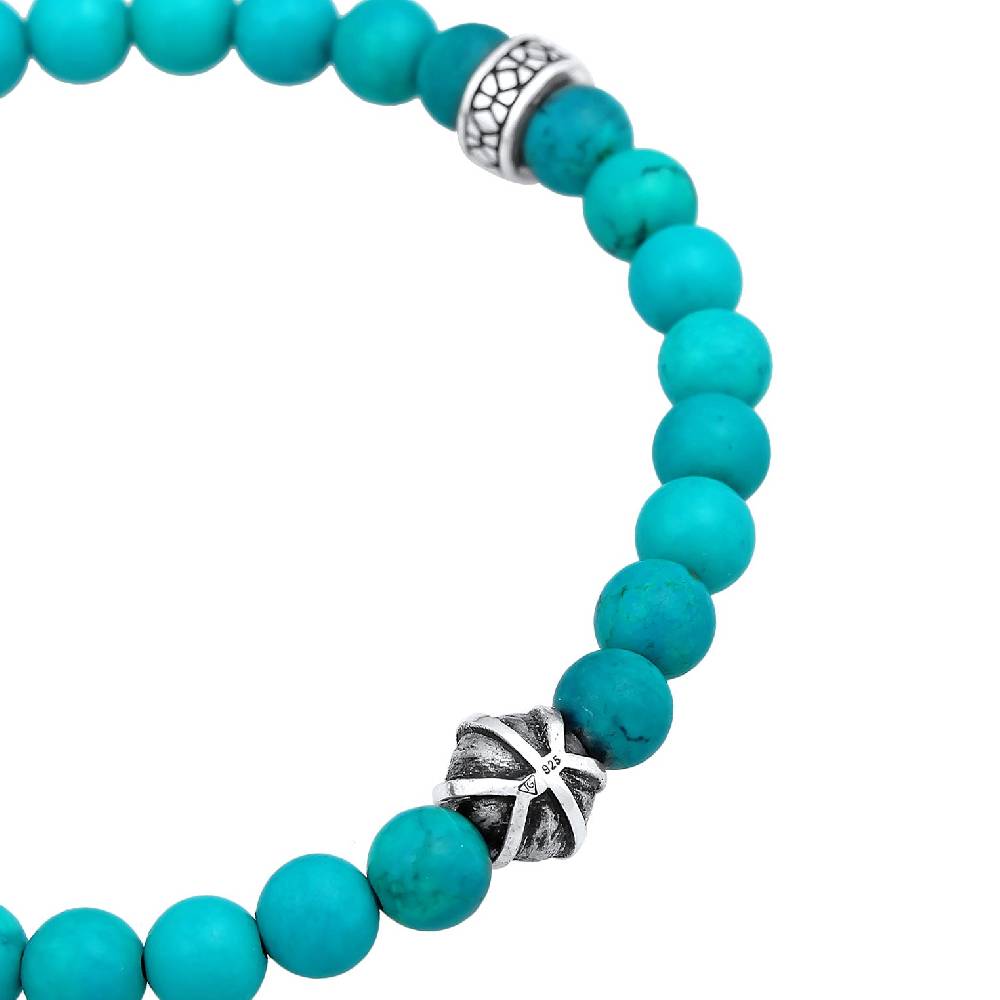Kuzzoi Armband Bead | Howlith (Türkis) Clearance-Verkauf