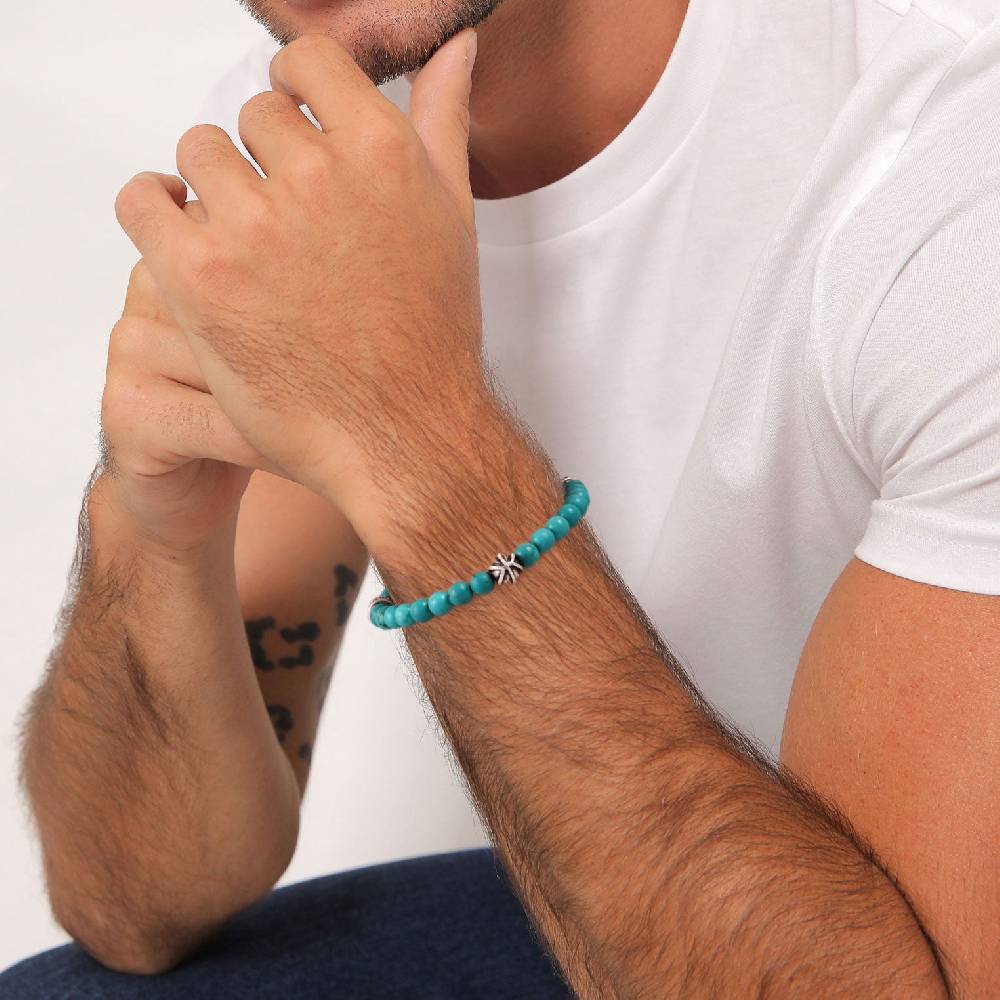 Kuzzoi Armband Bead | Howlith (Türkis) Clearance-Verkauf