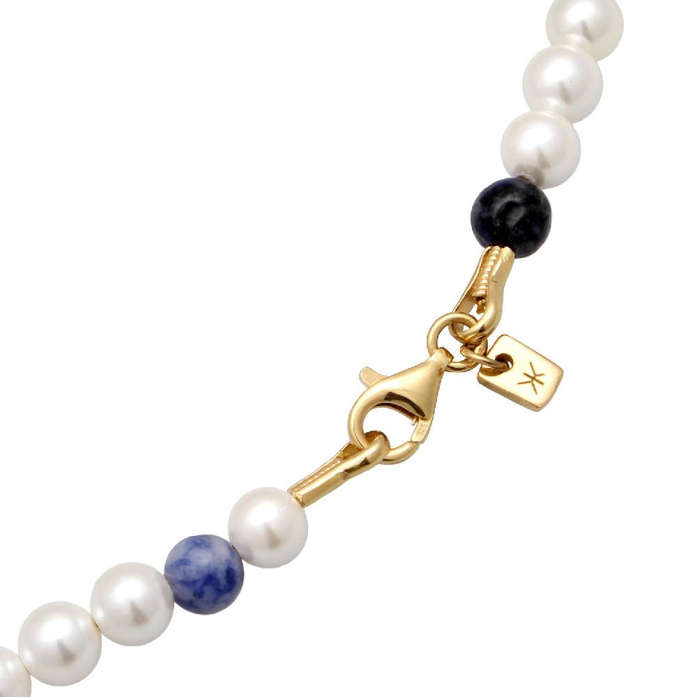 Kuzzoi Halskette Beads | Achat, Muschelkernperlen Begrenztes Angebot
