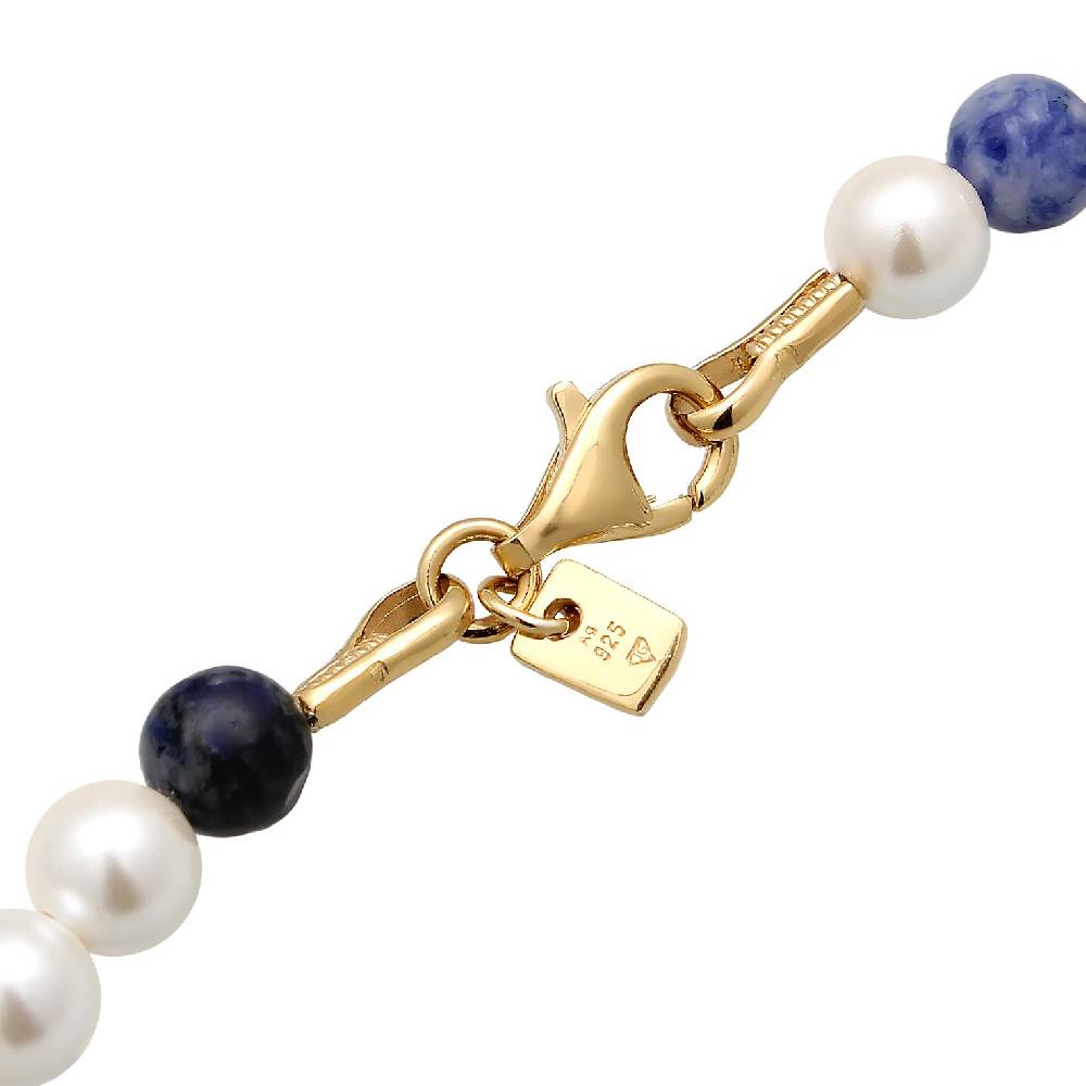 Kuzzoi Halskette Beads | Achat, Muschelkernperlen Begrenztes Angebot