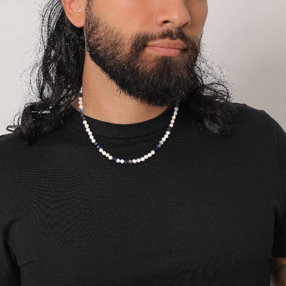 Kuzzoi Halskette Beads | Achat, Muschelkernperlen Begrenztes Angebot