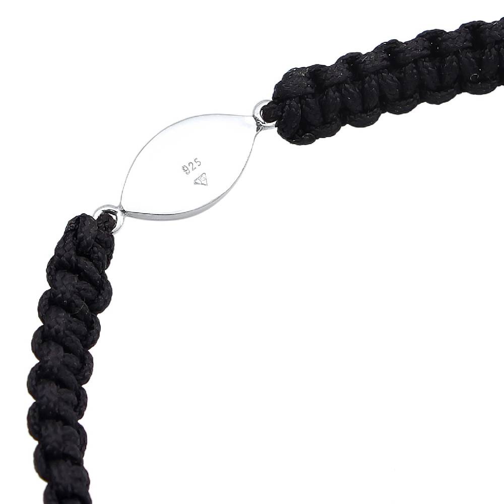 Kuzzoi Armband Evil Eye | Nylon (Schwarz) Saisonschlussverkauf